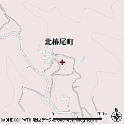 奈良県奈良市北椿尾町周辺の地図