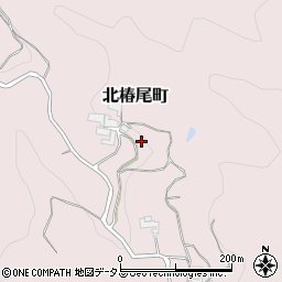 奈良県奈良市北椿尾町周辺の地図