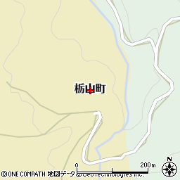 島根県益田市栃山町周辺の地図