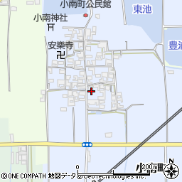 奈良県大和郡山市小南町236-1周辺の地図