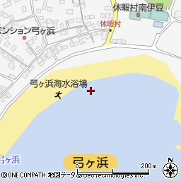 弓ケ浜周辺の地図