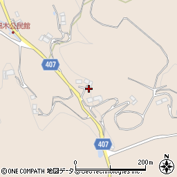 岡山県井原市美星町黒木491周辺の地図