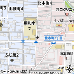 Ａ　八尾市受付周辺の地図