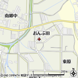愛知県田原市村松町おんぶ田111-1周辺の地図
