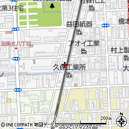 大阪府大阪市平野区加美北8丁目16周辺の地図