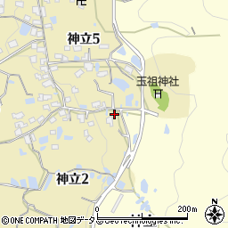 大阪府八尾市神立2丁目3周辺の地図