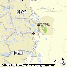 大阪府八尾市神立372周辺の地図