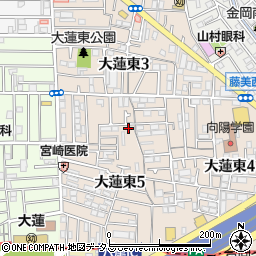 寺川文化住宅周辺の地図