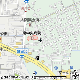岡山県岡山市中区倉田676-10周辺の地図