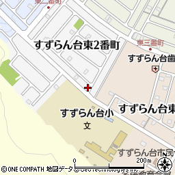 三重県名張市すずらん台東２番町155周辺の地図