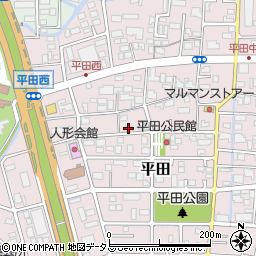 ハーモニー平田周辺の地図