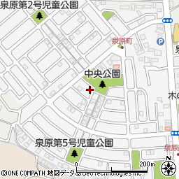 奈良県大和郡山市泉原町36-7周辺の地図