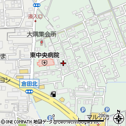 岡山県岡山市中区倉田669周辺の地図