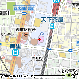 大阪フィルハーモニー会館周辺の地図