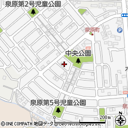 奈良県大和郡山市泉原町36周辺の地図