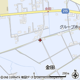 岡山県岡山市東区金田844周辺の地図