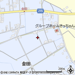 岡山県岡山市東区金田838周辺の地図