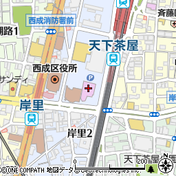 大阪フィルハーモニー交響楽団周辺の地図