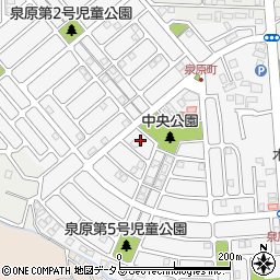 奈良県大和郡山市泉原町36-3周辺の地図