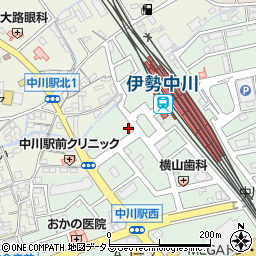 三交の駐ｉｎｇ伊勢中川駅前駐車場周辺の地図