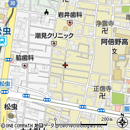 阪南美容室周辺の地図