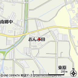 愛知県田原市村松町おんぶ田112周辺の地図