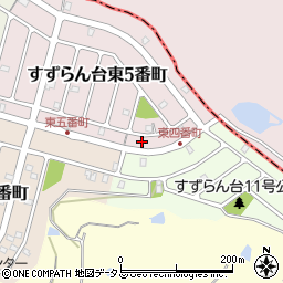 三重県名張市すずらん台東５番町266周辺の地図