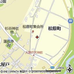 三重県名張市松原町857-1周辺の地図