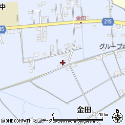 岡山県岡山市東区金田798周辺の地図