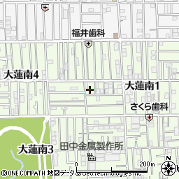 ヒット進学ゼミ　大蓮校周辺の地図