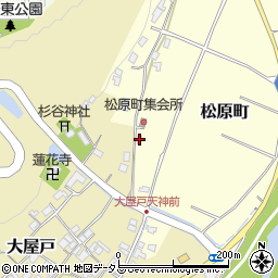 三重県名張市松原町41周辺の地図