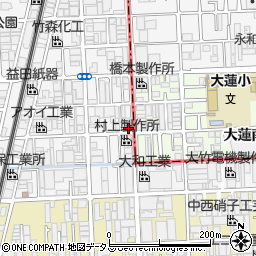 松山製作所周辺の地図
