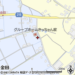 岡山県岡山市東区金田822周辺の地図