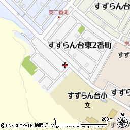 三重県名張市すずらん台東２番町196周辺の地図