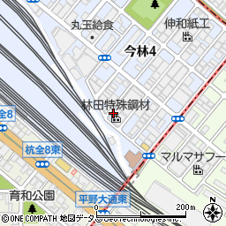 林田特殊鋼材株式会社周辺の地図