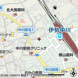 大阪屋駐車場周辺の地図