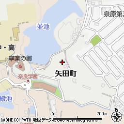 奈良県大和郡山市矢田町6066周辺の地図