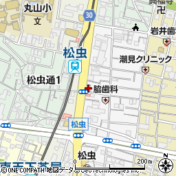 ファミリーマート阿倍野王子町店周辺の地図