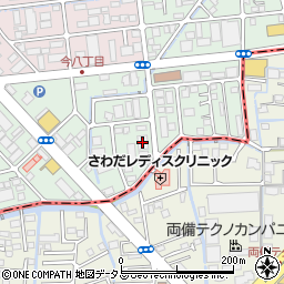 協成岡山営業所周辺の地図