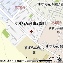 三重県名張市すずらん台東２番町133周辺の地図
