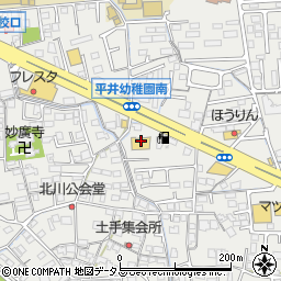 酒のやまや　岡山平井店周辺の地図