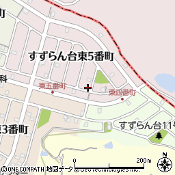 三重県名張市すずらん台東５番町140周辺の地図