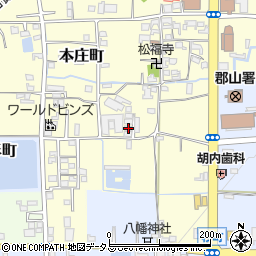 奈良県大和郡山市本庄町227周辺の地図