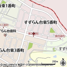 三重県名張市すずらん台東５番町251周辺の地図