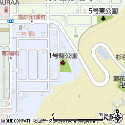 １号曙公園周辺の地図