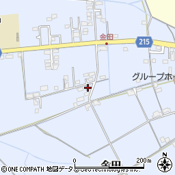 岡山県岡山市東区金田796周辺の地図