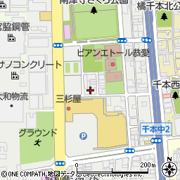 石松機材リース倉庫周辺の地図