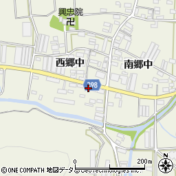 愛知県田原市村松町西郷中33-1周辺の地図