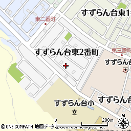 三重県名張市すずらん台東２番町135周辺の地図