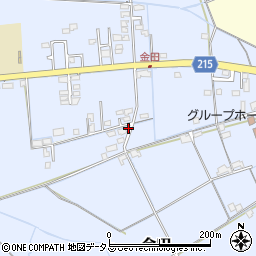 岡山県岡山市東区金田795周辺の地図